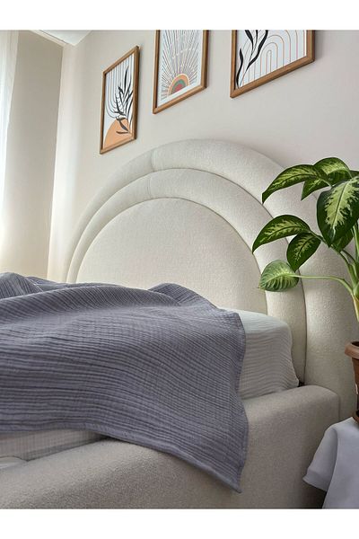 GİNETEKS 4 Layer King Size Muslin Bedspread (230X250)