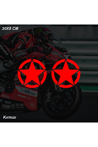 ARONA Yıldız Araba Motor Kask Etiket Sticker Modeli