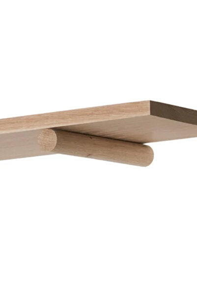 Alyones Ceviz Tonlu Raf Braketi - Tekli 40x13cm Raf