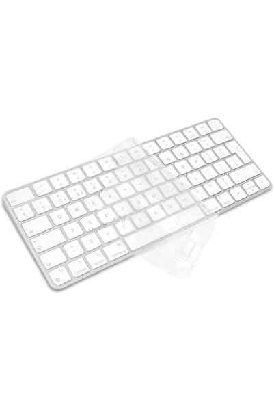 Mcstorey Klavye Koruyucu Apple Magic Keyboard-3 Türkçe Q Baskılı (TR-UK) A2449 A2450 A3118 A3203 Ile Uyumlu