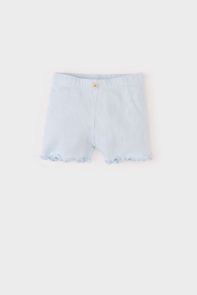 DeFacto Baby Girl Elastic Waist Ribbed Camisole Shorts C1460A525Sm