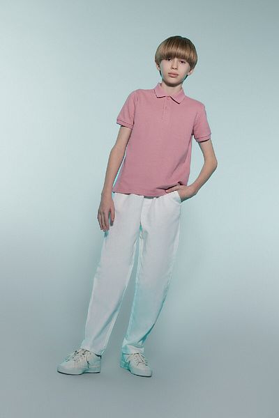 DeFacto Boy's Polo Neck Basic Plain Short Sleeve T-Shirt D7797A825Sm