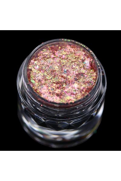 Kajol Beauty Pigment Pastel Flake Pk114 (PIERSICĂ-AURIU-LIME-ROZ) Pentru machiaj ®, <0,25 g