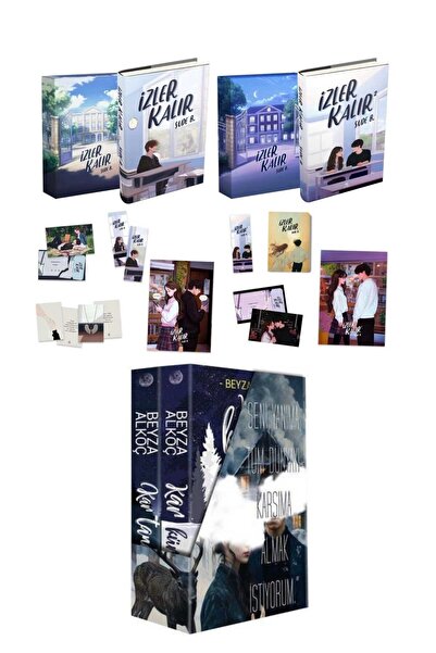 İndigo Kitap Kar Küresi Kar Tanesi Ciltli/ İzler Kalır 1 İzler Kalır 2 Ciltli...