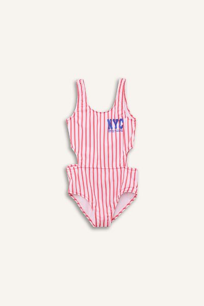 DeFacto Girl's Striped Swimsuit D9901A825Hs