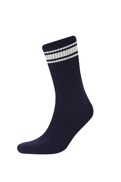 DeFacto Men's Comfortable Elastic 3-Piece Cotton Socks D9648Axns