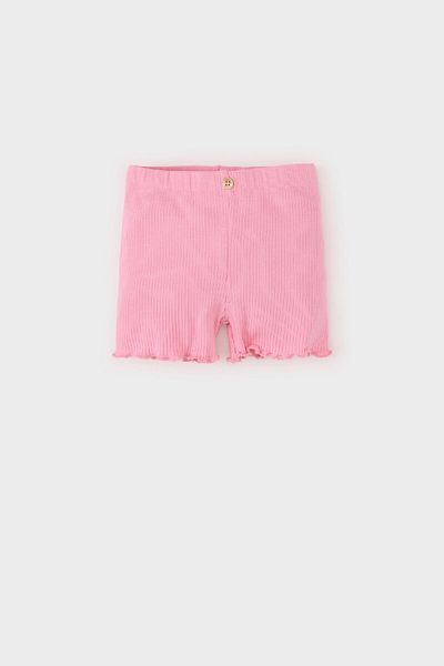DeFacto Baby Girl Elastic Waist Ribbed Camisole Shorts C1460A525Sm