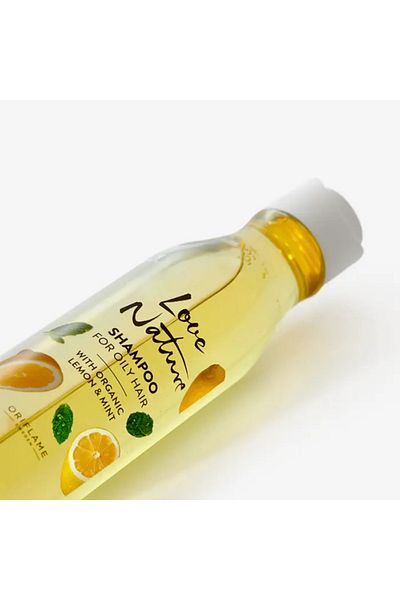 Oriflame Love Nature - Oil Hair Shampoo with Organic Lemon and Mint Extract 41354