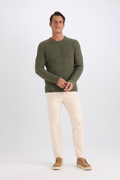 DeFacto Standard Fit Crew Neck Textured Knitwear Sweater 3196336