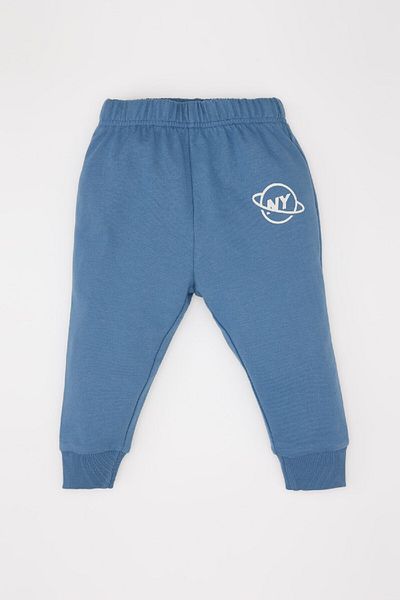 DeFacto Set 2 piese hanorac imprimat și pantaloni de trening elastic pentru bebeluș băiețel - D7922a525sp