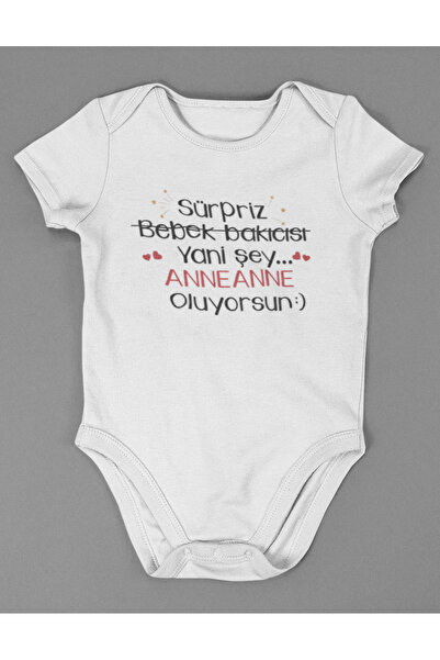 SEVBANO Surprise Babysitter so You Are Becoming a Grandma! Written Cotton Sof...