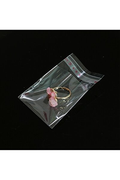 CarpCorn 15x20+5 cm. (15*25) 100 Adet CD Jelatini - Şeffaf Bantlı Yapışkanlı OPP Jelatin Poşet