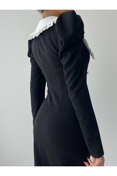 modaserdem Palmas Wide Collar Dress