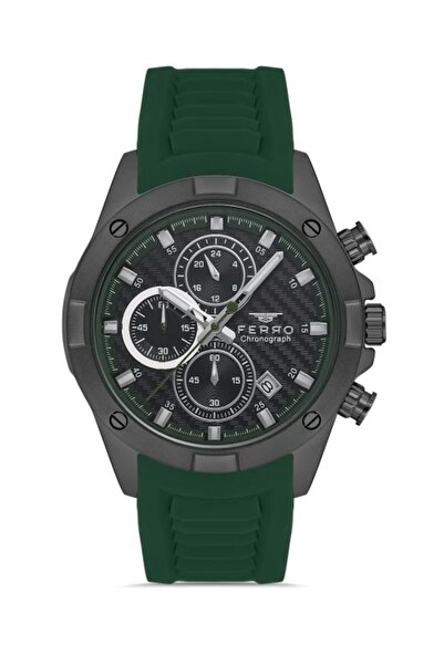 FERRO Yeşil Silikon Kordon Erkek Kol Saati FM31361D-ZJ10