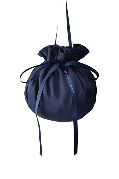 MODA NUR Lacivert Gelin Takı Kesesi