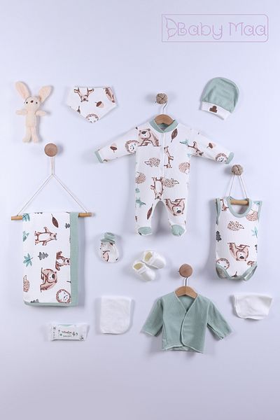 Baby Maa 0-3 أشهر 10 قطع للجنسين إصدار المستشفى الدب القنفذ