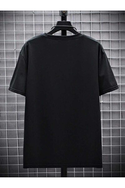 Marco Fresco Unisex Model Milano 96 Printed Oversized T-Shirt