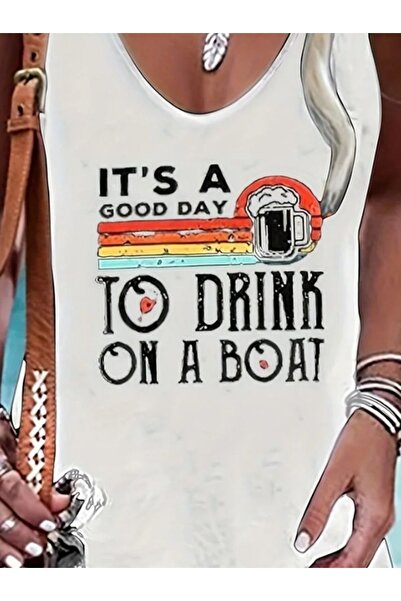 modaserdem Γυναικείο φόρεμα από ύφασμα βισκόζης - στάμπα με λαιμόκοψη