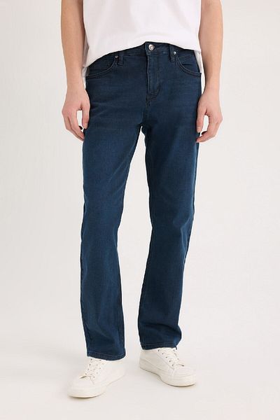DeFacto Sergio Regular Fit Normal Fit Κανονικό τζιν παντελόνι με σωλήνα μέσης W7086az25sp