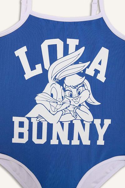 DeFacto Girl's Looney Tunes Combed Cotton Swimsuit E0238A825Hs