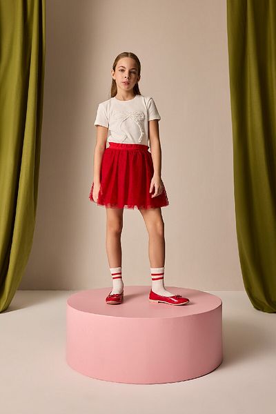 DeFacto Girl's Pleated Red Skirt E0646A825Sm