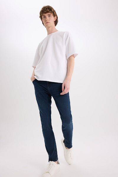 DeFacto Carlo Skinny Fit - Κανονική μέση, εξαιρετικά στενό πόδι Jean B3620AX25SP