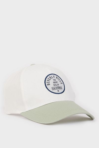 DeFacto Men's Color Blocked Cotton Cap Hat W8596Az25Sm