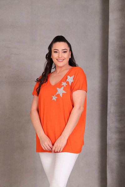 aytemas Star and Stone Printed Blouse