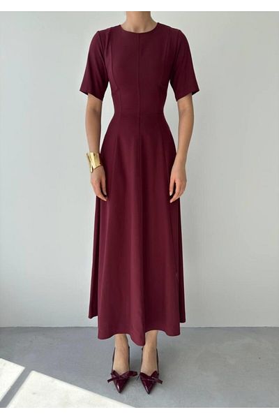 modaserdem Rochie midi plisată de damă