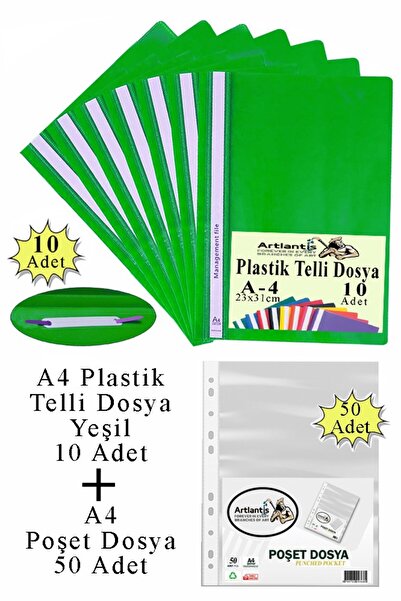 Artlantis Plastični registrator sa prstenovima A4 10 komada i fascikla u kesi...