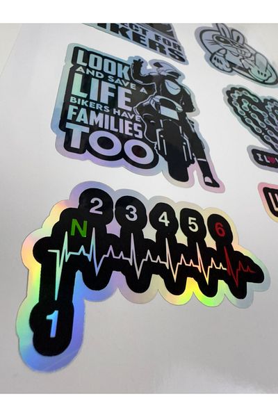cakaybu Motor Sticker (Sticker) A4 Sizes - Notebook, Helmet, Wall, Bicycle, Motorcycle, Cabinet, Door