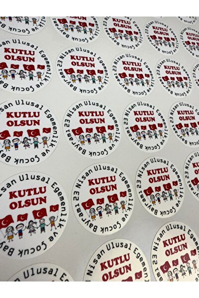 cakaybu Autocolant pentru Ziua Națională a Suveranității și a Copilului 23 iunie 70 AD 3,5 CM