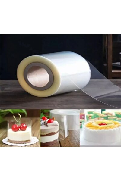 Dr. Gusto Şeffaf Desensiz Pasta Yan Dekor Film Jelatin-krema Tutucu (5cm-500mt)