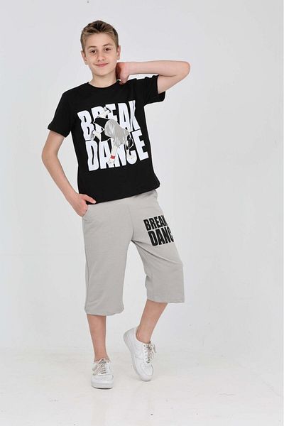 Mrs.idea Boy's Printed Shorts Double Suit