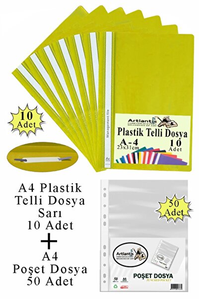 Artlantis Plastični registrator sa prstenovima A4 10 komada i fascikla u kesi...