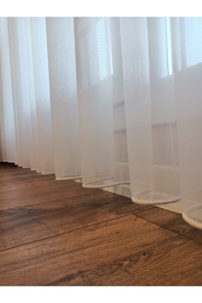 farnaz home Tül Perde Bambu,ttm Zemin 1/3 Sık Pileli Utu Istemez,tül Perde,tül Perde,tül Perde