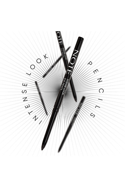 NOTE Intense Look Retractable Waterproof Eyeliner – Black