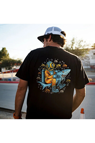 Wish BF Tricou oversize cu imprimeu Submarine Adventure