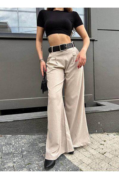 DENİKK TREND ΡΙΓΕ ΠΟΛΥΒΙΣΚΟΣ ΥΦΑΣΜΑ ΖΩΝΗ ΠΑΝΤΕΛΟΝΙ PALAZZO - ΠΑΝΤΕΛΟΝΙ ΠΟΛΥΒΙΣΚΟΣ ΜΕ ΡΙΓΑ