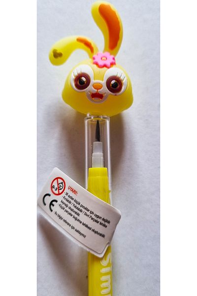 Modellino Happy Bunny Curved Ear Rabbit Simply Laying Pencil - 1 Piece with Color Options