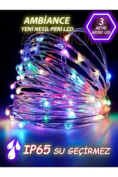 Led Yeni Nesil 3 Metre 30 Ledli Rgb Peri Led Işık