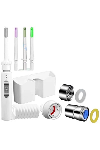 GHDENT Manuel Ağız Duşu 4 Başlıklı Askılıklı Komple Ağız Bakımı