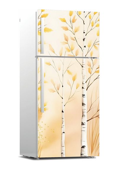 RENKLİ HOBBY Refrigerator Cover Covering Sticker - Cover Foil Pattern Covering