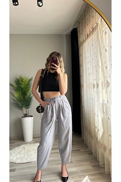 ensbutik Çift Pensli Tiril Pantolon