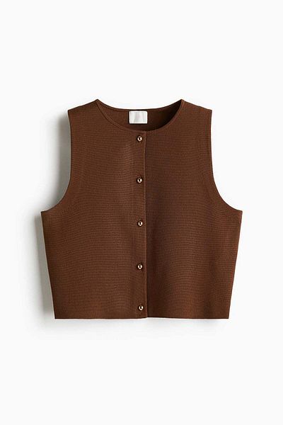 H&M Button-front sweater vest
