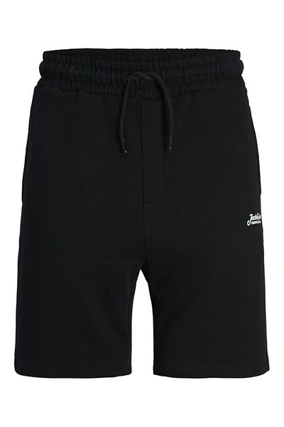 Jack & Jones Ανδρικό μαύρο σορτς JpStGordon Beau Sweat 12268770