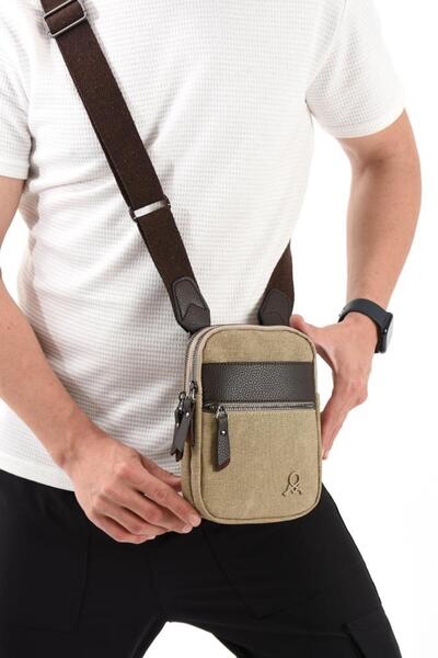 Baginn Telefon od platnene tkanine Torba Muški poštar Torba 20*12 cm Sa ukršt...