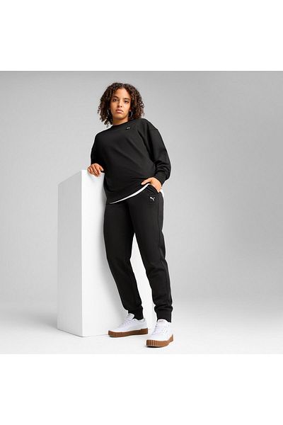 Puma Essentials Elevated γυναικείο μαύρο φούτερ casual στυλ 69089901