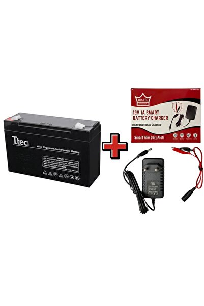 Ttec 12V 7AH KURU AKÜ 1 AMPER ŞARJ CİHAZI