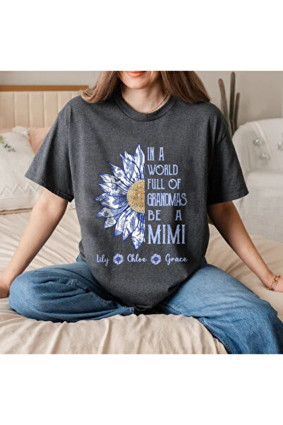 Wish BF Într-o lume plină de bunici, fii o Mimi cu imprimeu tricou